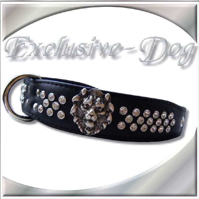 Strass Leder Hundehalsband Franz&ouml;sische Bulldogge