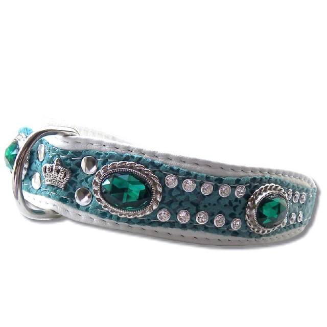 Lederhalsband PUSH