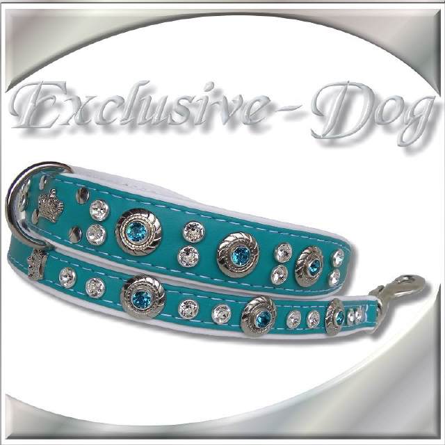 Strasshalsband&Leine THING